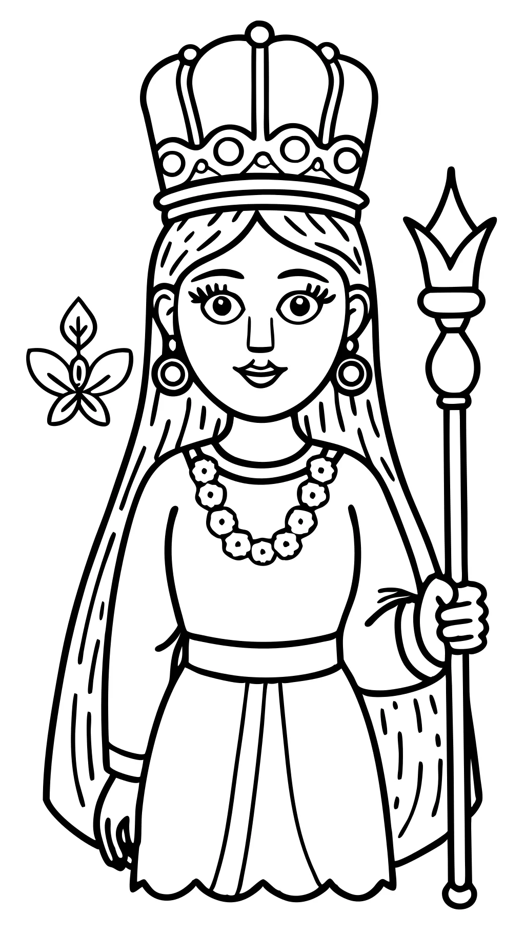 esther coloring page